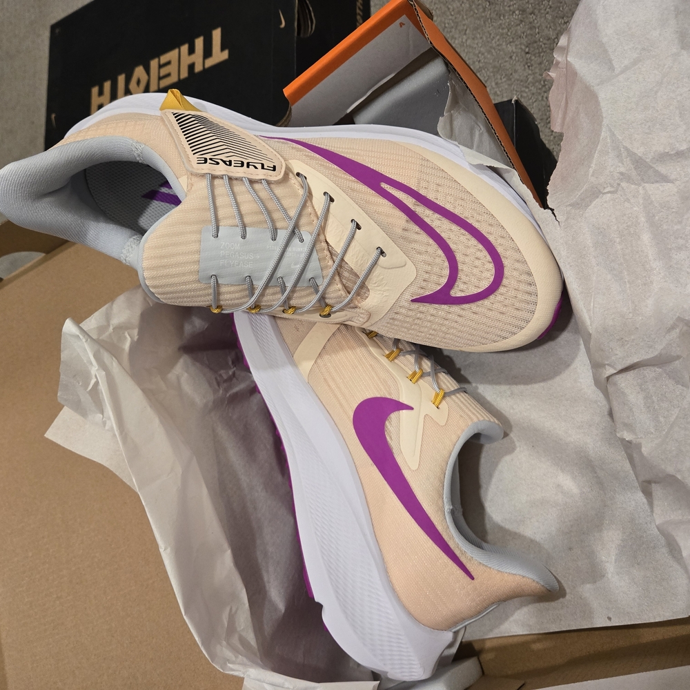 Nike Women's Running Shoes - Purple and Cream